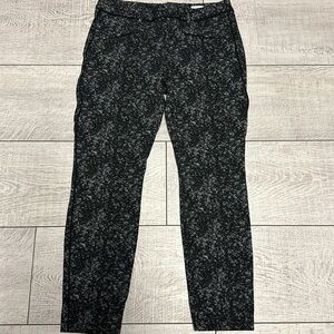 Gap Mid-Rise Skinny Ankle Floral Pants